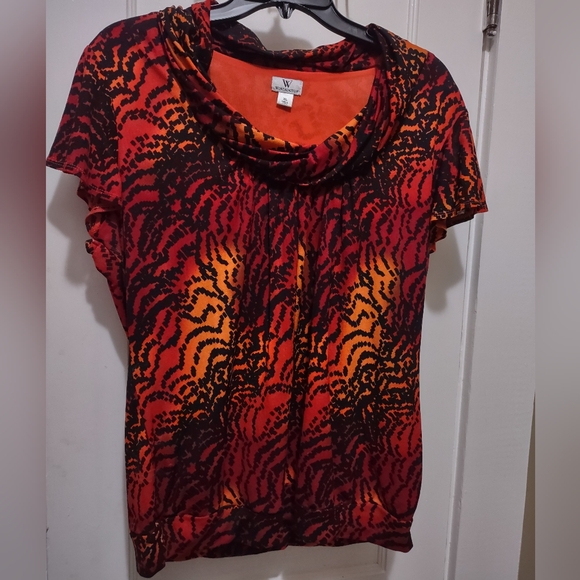 Worthington Top Vibrant Red/Rust/Amber - Picture 5 of 15
